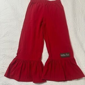 Matilda Jane Cherry Red Ruffle Pants